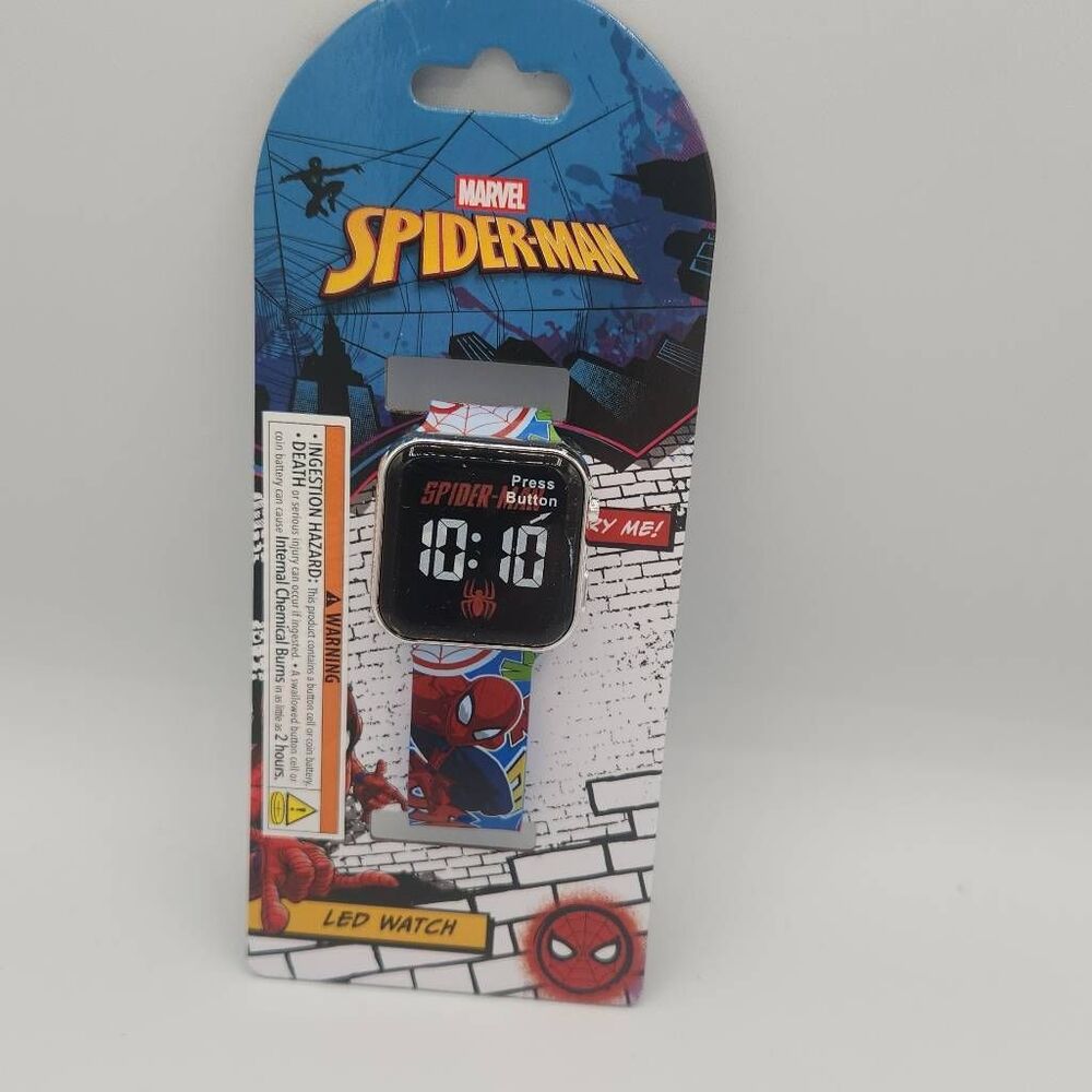 Marvel Spiderman led kids watch